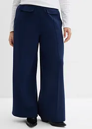 Bootcut broek in een licht glanzende viscosemix, bonprix