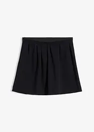 Bandplooirok in een licht glanzende viscosemix, bonprix