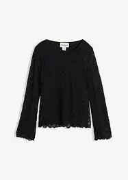 Longsleeve van kant, bonprix