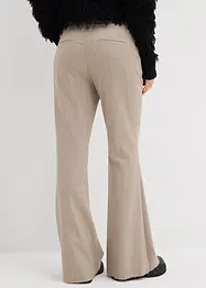 Flared broek van soepele viscose, bonprix