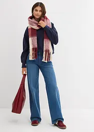 Straight jeans van biologisch katoen, mid waist, bonprix