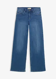 Straight jeans van biologisch katoen, mid waist, bonprix