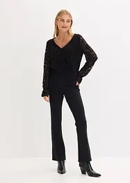 Longsleeve met kant, bonprix