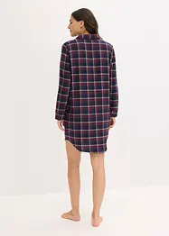 Flanellen nachthemd met knoopsluiting, bonprix