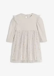 Baby jurkje met ruches en tule, bonprix