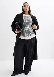 Grof gebreide trui met wol, bonprix