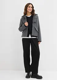 Fijn gebreid vest met ronde hals, bonprix