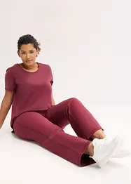 Thermo sportbroek van zacht materiaal, rechte pijpen, bonprix