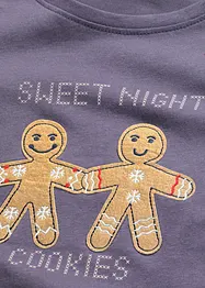 Pyjama met flanellen broek, bonprix