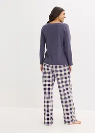 Pyjama met flanellen broek, bonprix