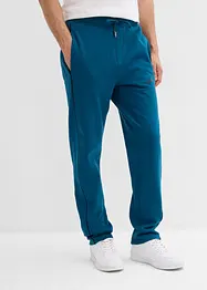 Sweatpants van katoen met contrastereden details, bonprix
