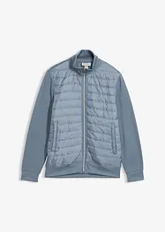 Sweatvest van een materiaalmix, bonprix