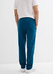 Sweatpants van katoen met contrastereden details, bonprix