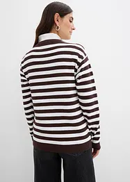 Fijn gebreid vest, ronde hals, bonprix