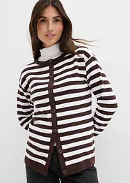 Fijn gebreid vest, ronde hals, bonprix