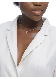 Ketting & oorringen van 925 sterling zilver (3-dlg. sieradenset), elli