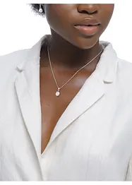 Elli ketting & oorringen van 925 sterling zilver (3-dlg. sieradenset), elli