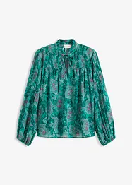 Satijnen tuniek met biezen, bonprix