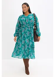 Jurk van chiffon met paisley, bonprix