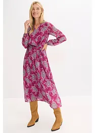 Jurk van chiffon met paisley, bonprix