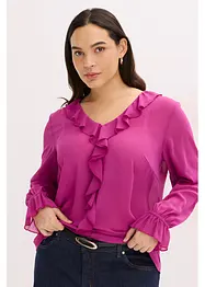 Blouse met volants, bonprix