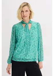 Longsleeve van elegant mesh, bonprix