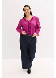 Blouse met volants, bonprix