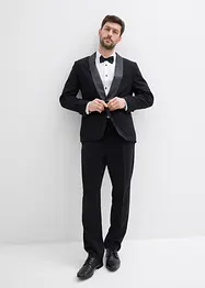 Overhemd en vlinderstrik van biologisch katoen (2-dlg. set), bonprix