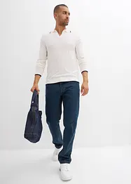 Fijngebreide trui met contrasterende details, bonprix