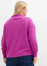 Oversized sweater van zachte scuba, bonprix