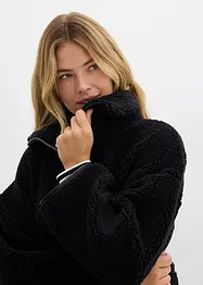 Oversized jas van teddy fleece, bonprix