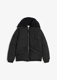 Gewatteerde jas met teddykraag, bonprix