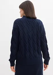 Oversized trui in een zachte viscosemix, bonprix