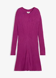 Gebreide mini jurk in een zachte viscosemix, bonprix