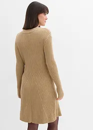 Gebreide mini jurk in een zachte viscosemix, bonprix