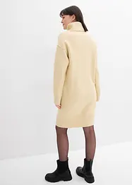 Gebreide jurk met siernaad, bonprix