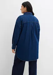 Spijkerblouse van zware denim, puur katoen, oversized, bonprix