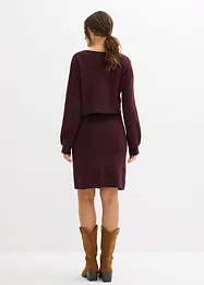 Heerlijk zachte zwangerschapstrui en zwangerschapsrok (2-dlg. set), bonprix