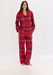 Geweven flanellen pyjama, bonprix