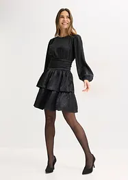 Maillot met hartjes aan de achterkant met gerecycled polyamide 30den, bonprix