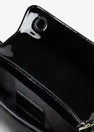 Handtas in laklook, bonprix