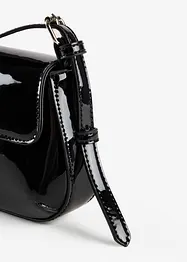 Handtas in laklook, bonprix