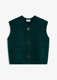 Vest met decoratieve knopen, bonprix