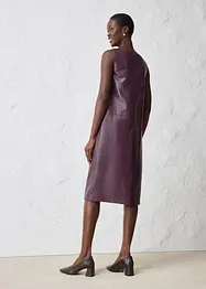 Leren jurk van nappaleer, bonprix