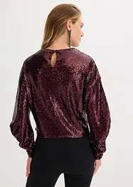 Longsleeve met pailletten, bonprix