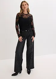 Longsleeve van prachtig kant, bonprix