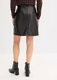 Plooirok van imitatielakleer, bonprix