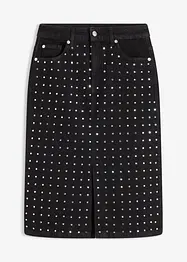 Spijkerrok met strassapplicatie, bonprix