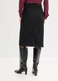 Spijkerrok met strassapplicatie, bonprix