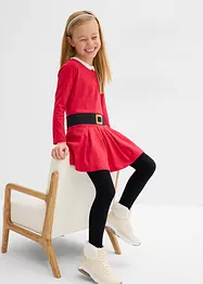 Meisjes jersey kerstjurk, bonprix